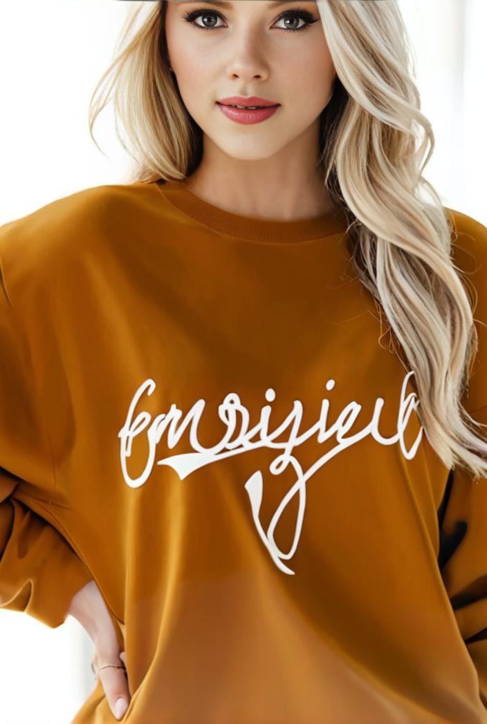 plus size casual sweatshirt women s plus ombre letter heart print raglan sleeve round neck slight stretch pullover sweatshirt 105388