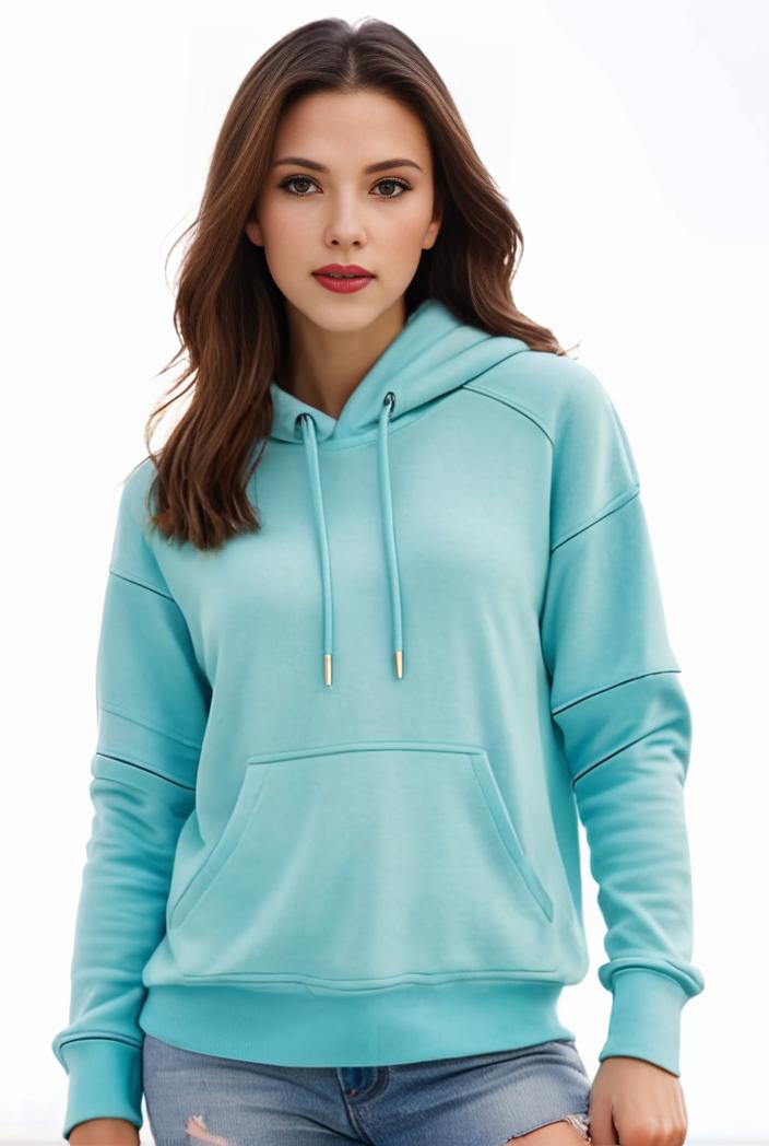 plus size casual sweatshirt women s plus solid cut out long sleeve slight stretch drawstring hoodie with pocket 105421