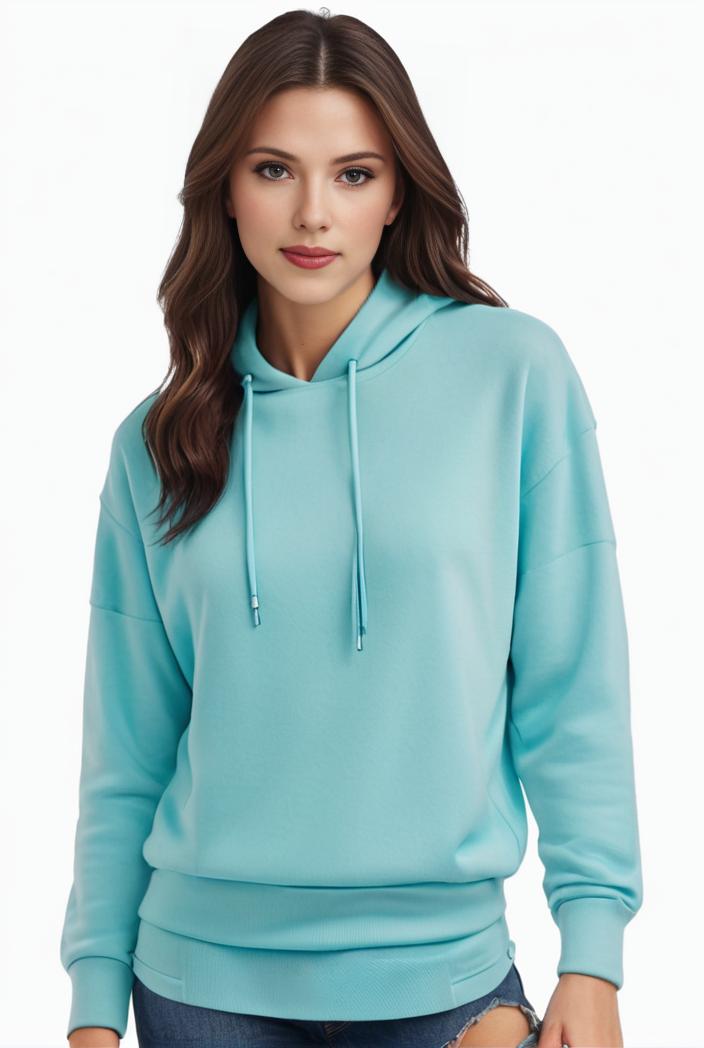 plus size casual sweatshirt women s plus solid cut out long sleeve slight stretch drawstring hoodie with pocket 105422
