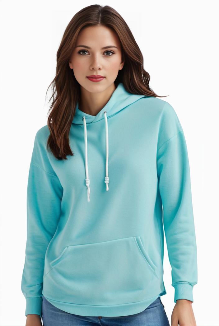 plus size casual sweatshirt women s plus solid cut out long sleeve slight stretch drawstring hoodie with pocket 105423