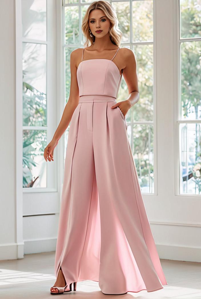 flowy chiffon one shoulder with three straps bridesmaid dress 142311
