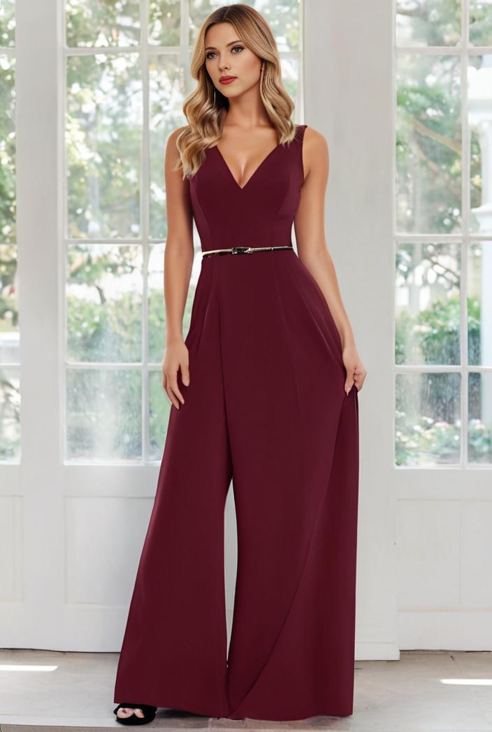 flowy chiffon one shoulder with three straps bridesmaid dress 142328