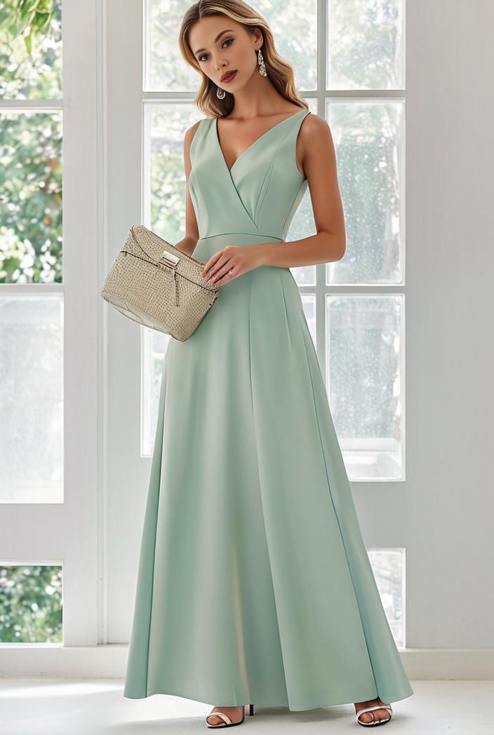 flowy chiffon one shoulder with three straps bridesmaid dress 142330