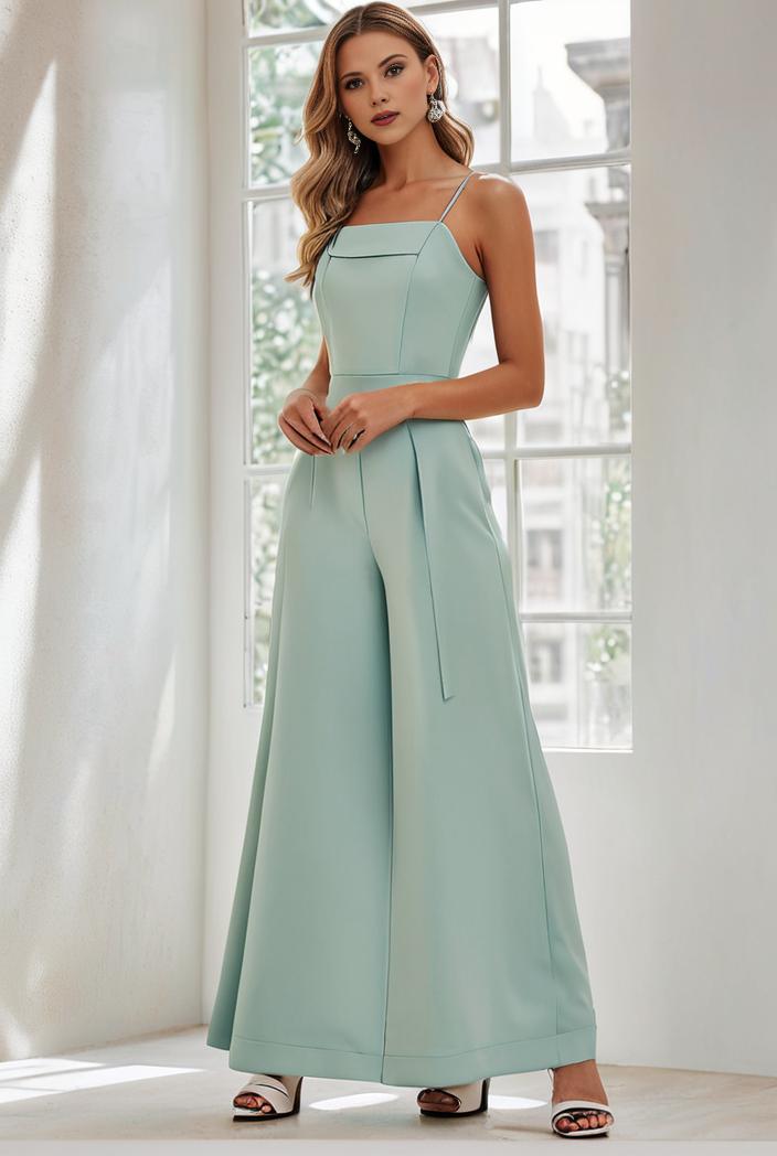 flowy chiffon one shoulder with three straps bridesmaid dress 142335