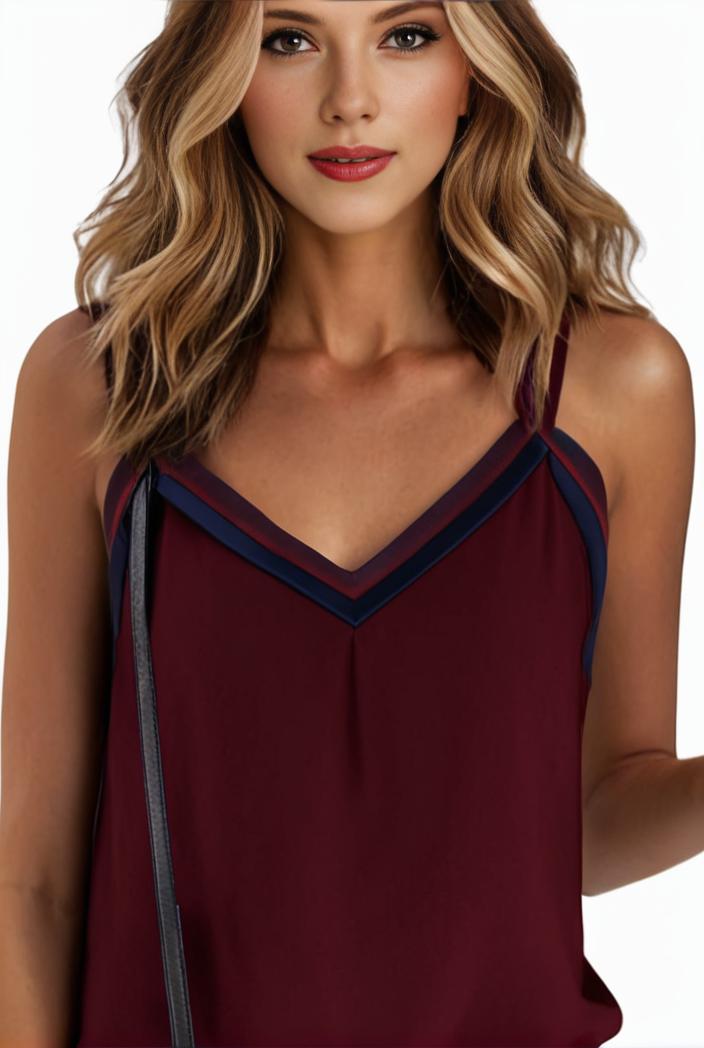 plus size casual cami top women s plus plain contrast mesh v neck semi sheer cami top 148767