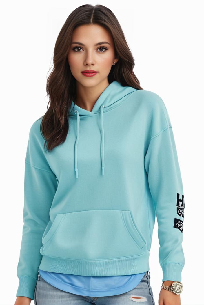 plus size casual sweatshirt women s plus solid cut out long sleeve slight stretch drawstring hoodie with pocket 149175