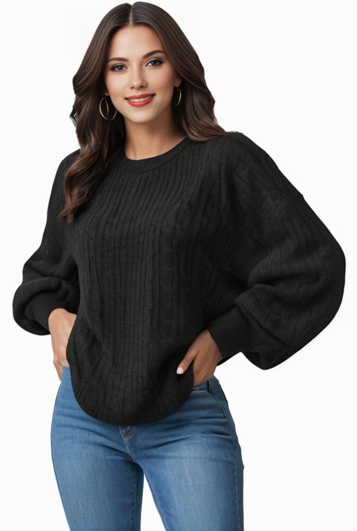 plus size casual sweatshirt women s plus solid waffle pattern long sleeve round neck sweatshirt 149237