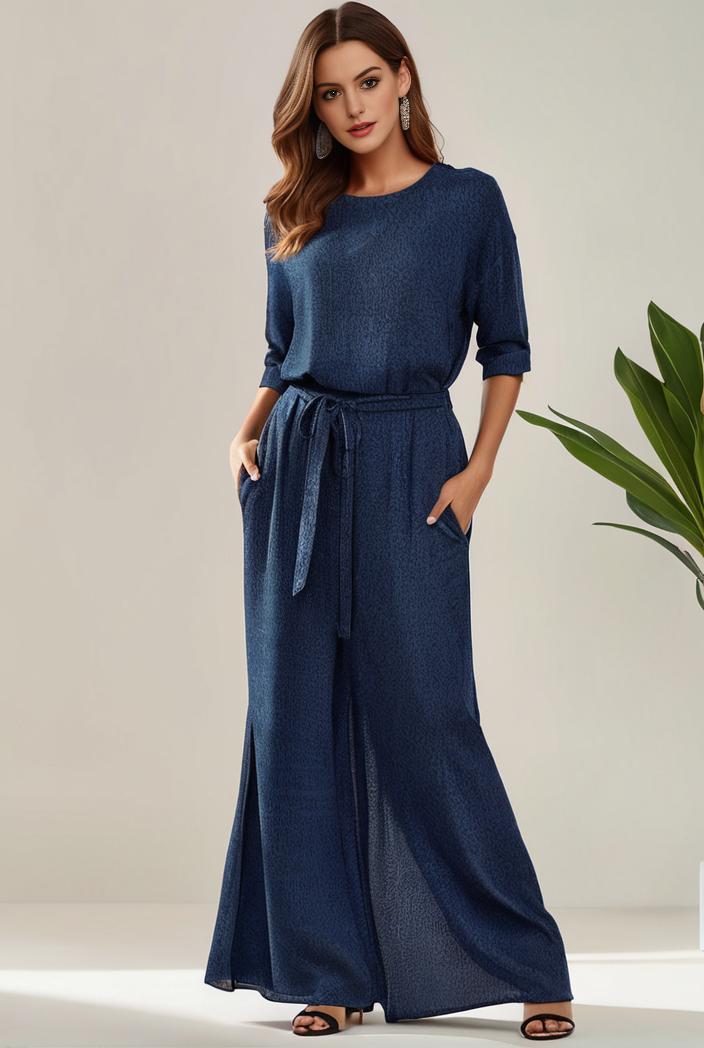 3 4 sleeve bodycon plunging back sequin evening dress 132171