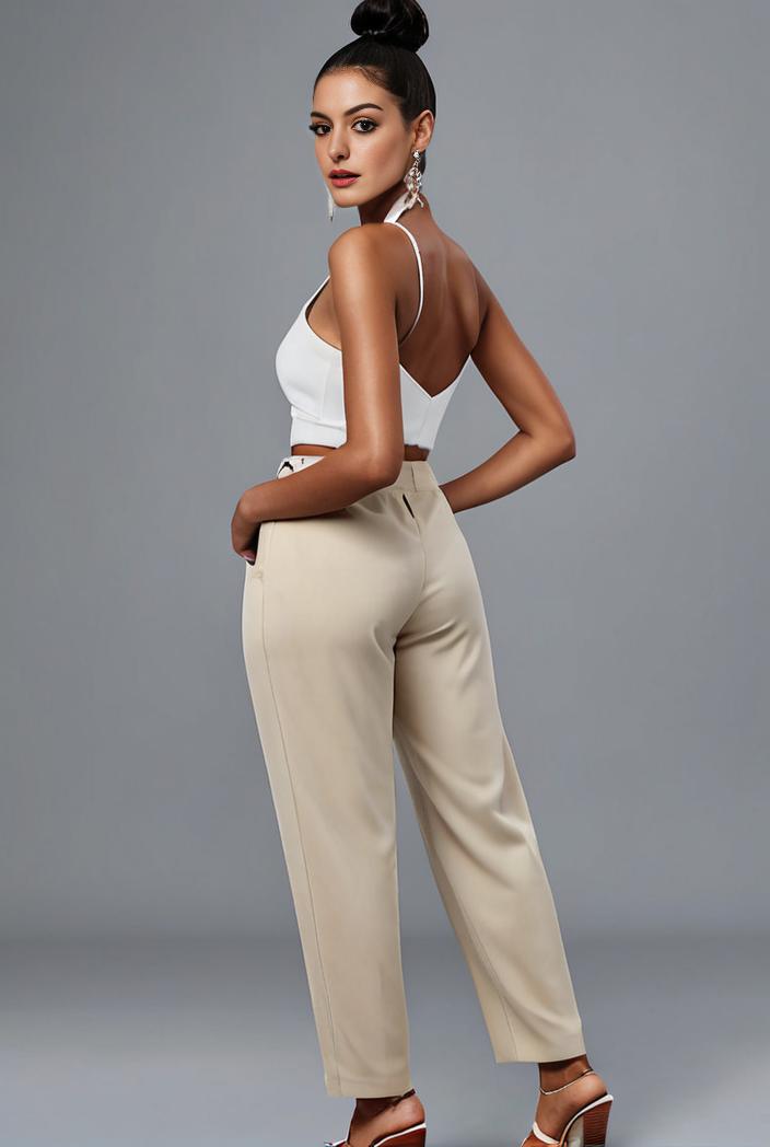 stylish sleeveless jumpsuit with tie waist and flap pockets for women 108901