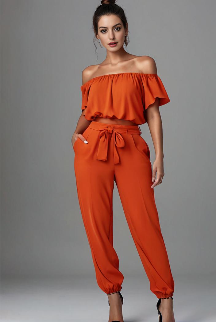 stylish sleeveless jumpsuit with tie waist and flap pockets for women 108916