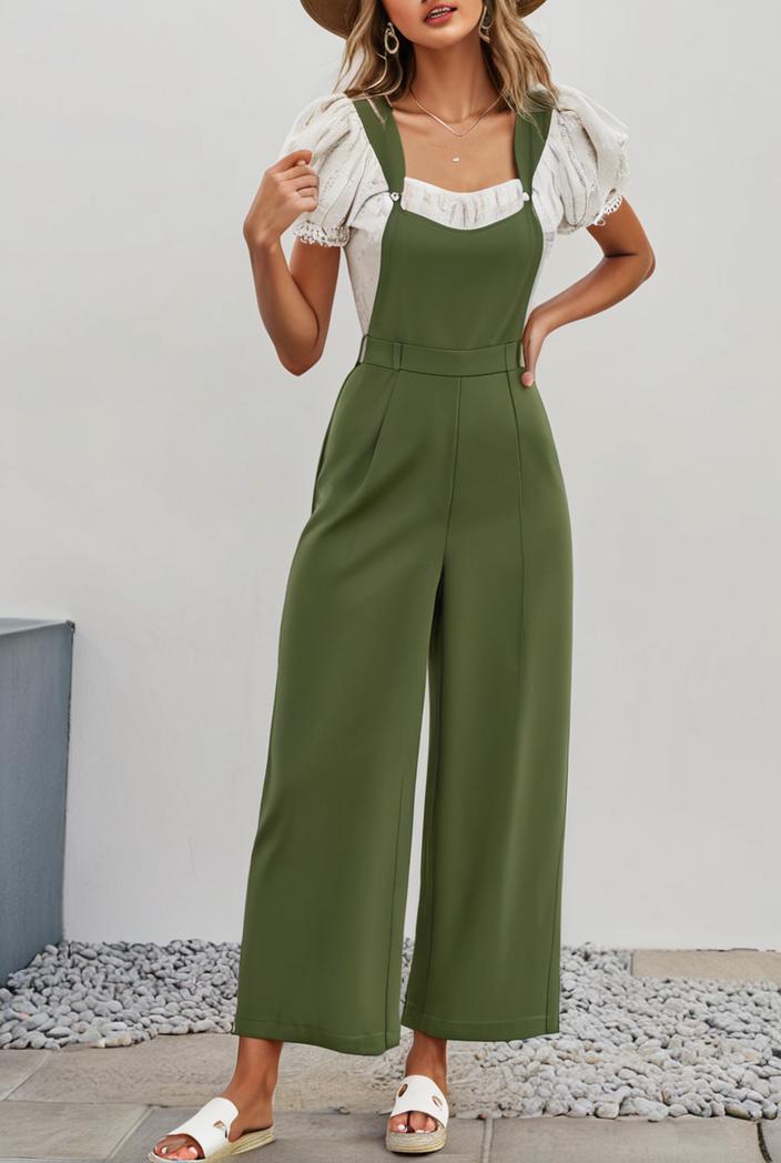 boho sleeveless long jumpsuit with pockets women s casual baggy overall 116996