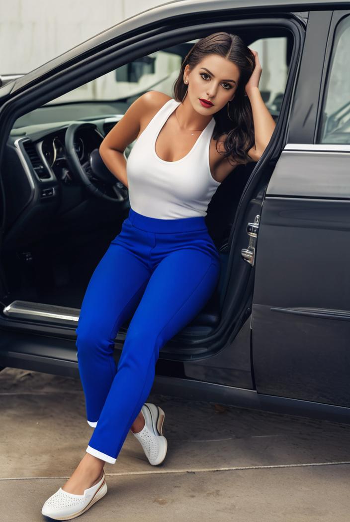 casual skinny jeans with ripped holes and slant pockets 119268