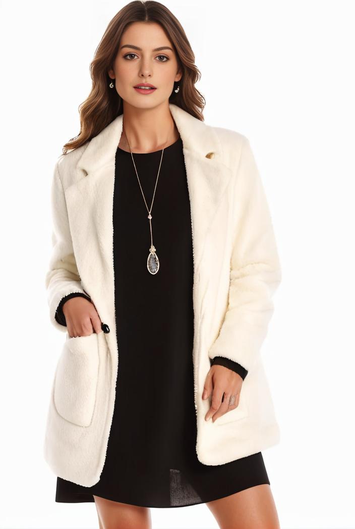 cozy winter teddy coat for women 122299