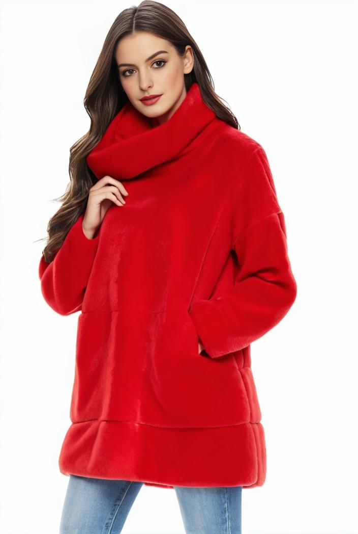 cozy winter teddy coat for women 122302
