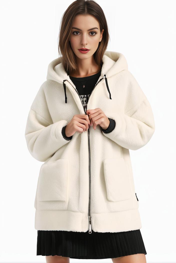cozy winter teddy coat for women 122347