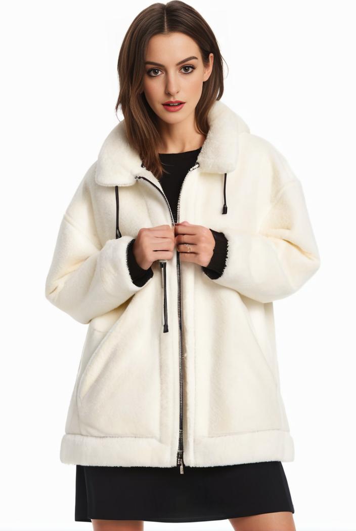 cozy winter teddy coat for women 122349