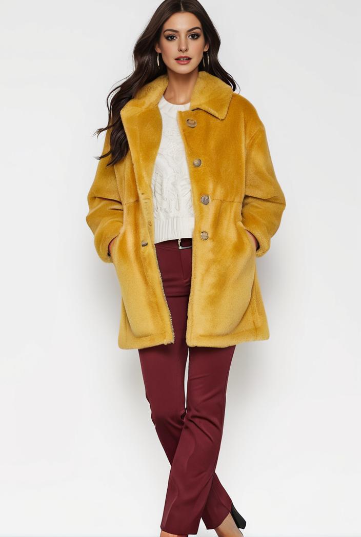 cozy winter teddy coat for women 122371