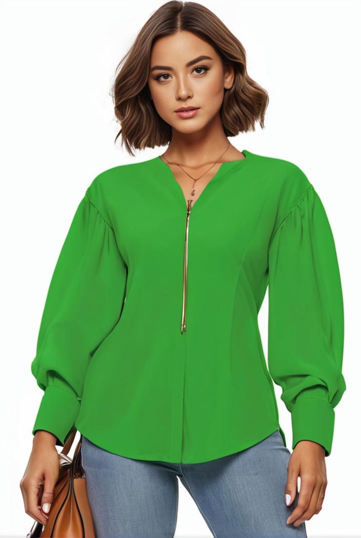 plus size casual blouse women s plus solid button up lantern sleeve turn down collar nipped waist blouse 108225