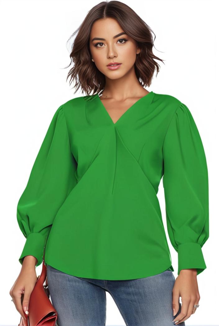 plus size casual blouse women s plus solid button up lantern sleeve turn down collar nipped waist blouse 108226