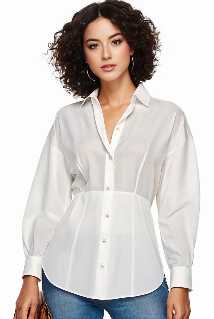 plus size casual blouse women s plus solid button up lantern sleeve turn down collar nipped waist blouse 108231