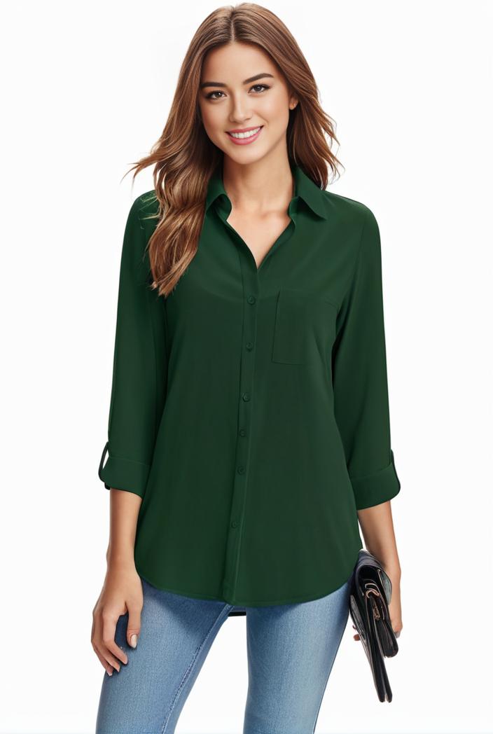 plus size casual blouse women s plus solid half sleeve turn down collar tunic top 108252