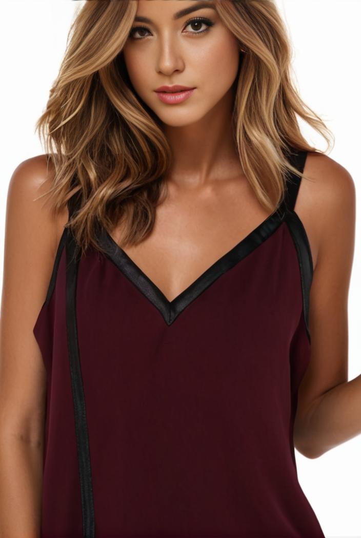 plus size casual cami top women s plus plain contrast mesh v neck semi sheer cami top 108272