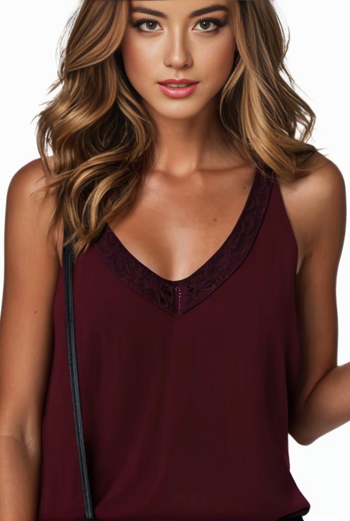 plus size casual cami top women s plus plain contrast mesh v neck semi sheer cami top 108276