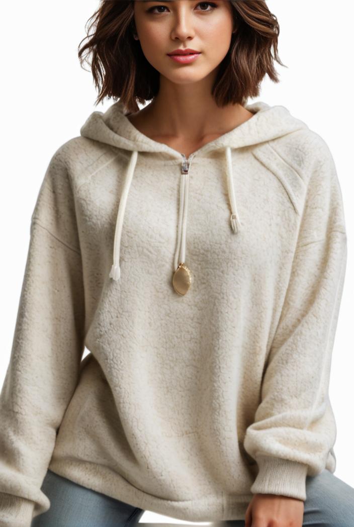 plus size casual hoodie women s plus solid ribbed long sleeve slight stretch hoodie drawstring sweatshirt 108336