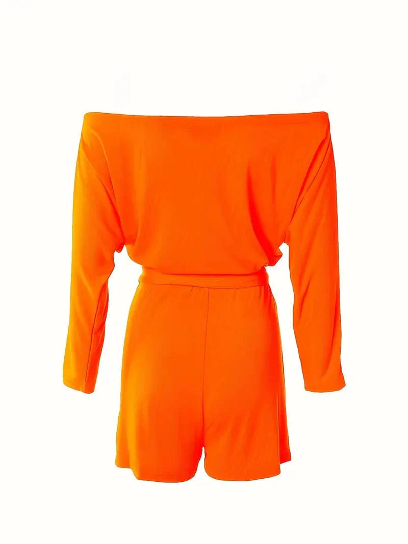 Stylish Off Shoulder Summer Jumpsuit for Women