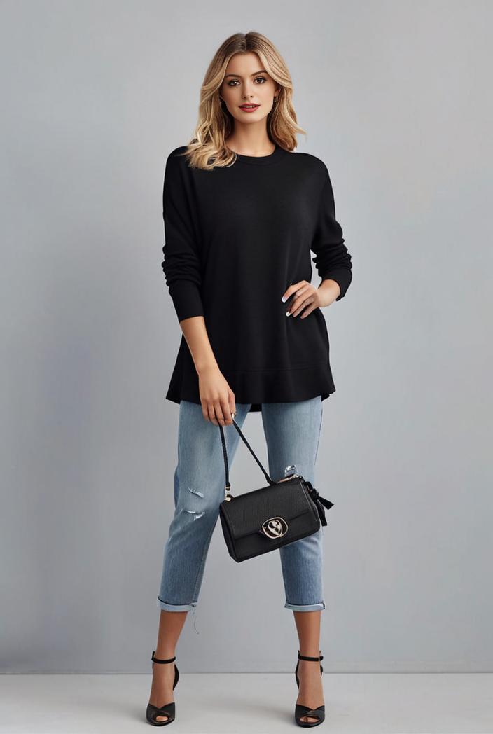 lapel neck blazer with button front stylish long sleeve jacket for office work women s apparel 133003