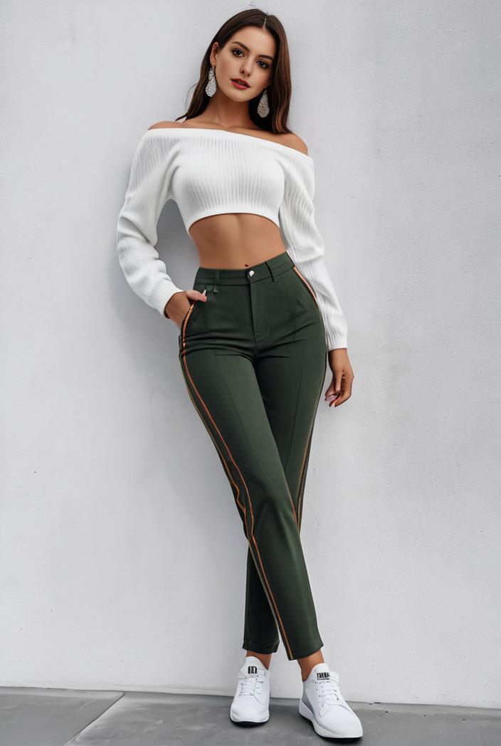 slim fit drawstring denim jeans with elastic waist for women 119596