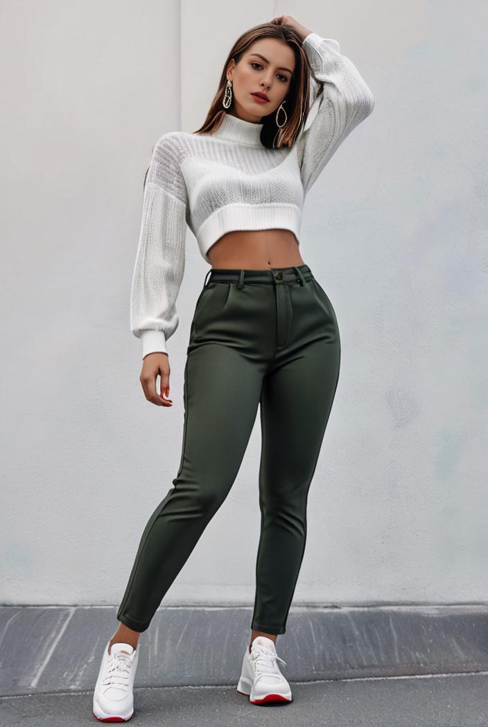 slim fit drawstring denim jeans with elastic waist for women 119623