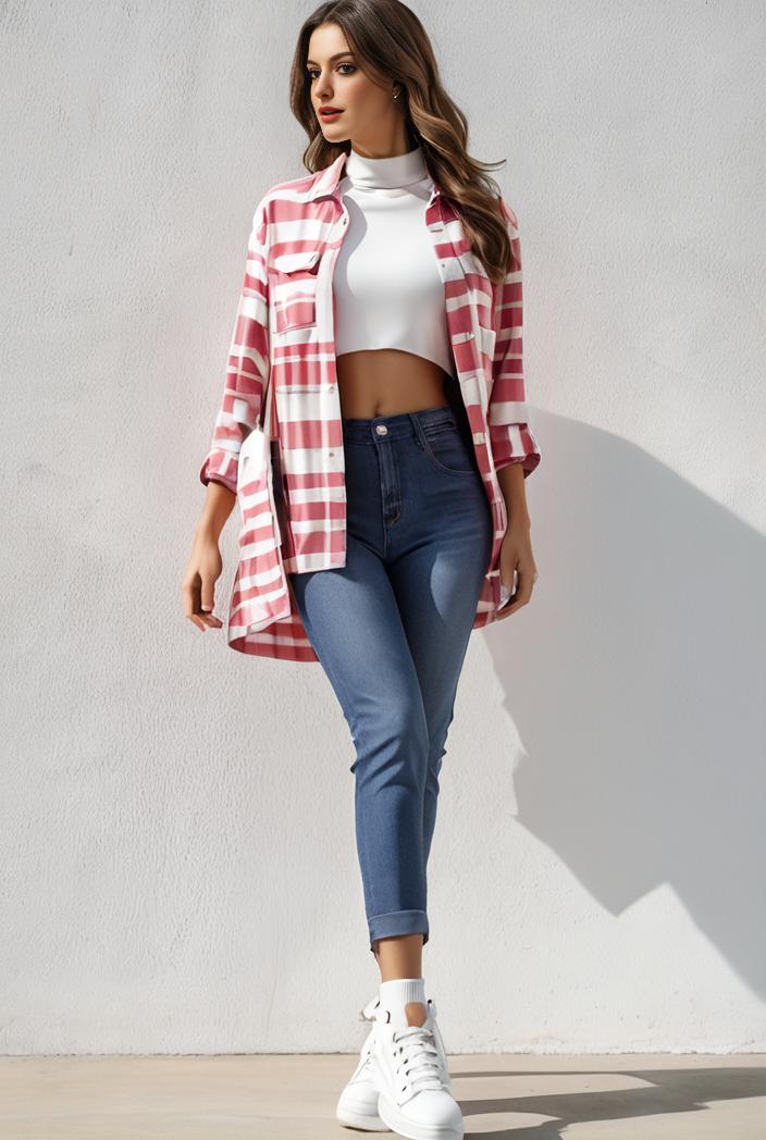 warm and stylish double breasted teddy coat for winter with long sleeves for women 126080