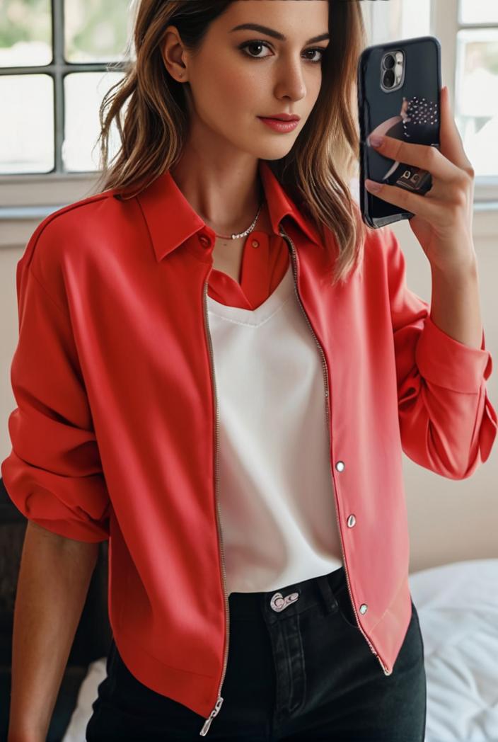women s solid open front blazer with long sleeves for office wear 127505