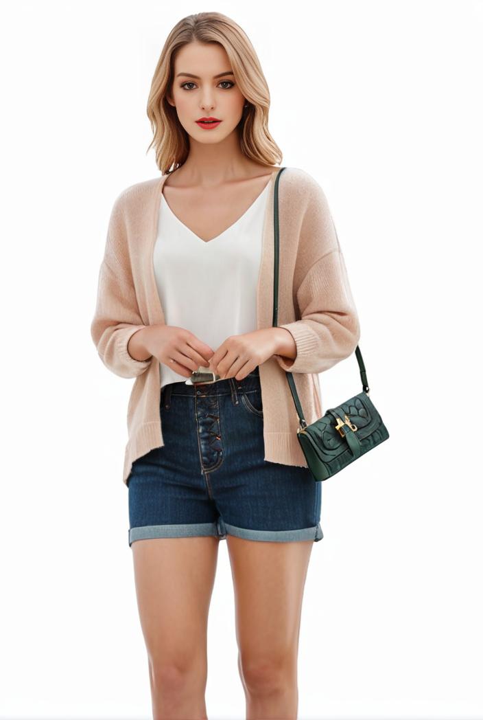 women s solid open front blazer with long sleeves for office wear 127601