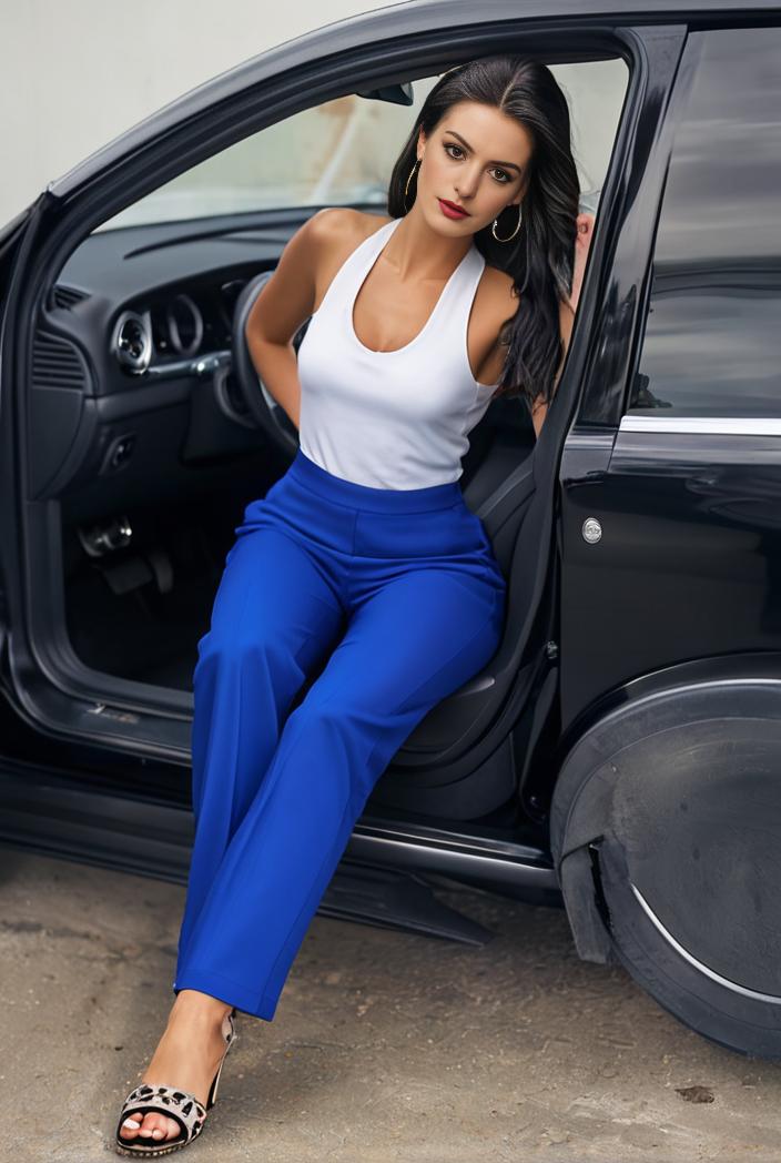 casual skinny jeans with ripped holes and slant pockets 132623