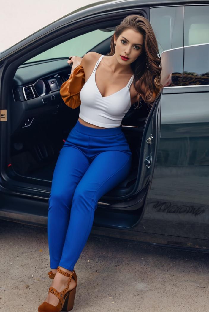 casual skinny jeans with ripped holes and slant pockets 132624