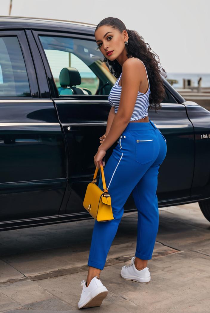 casual skinny jeans with ripped holes and slant pockets 132633