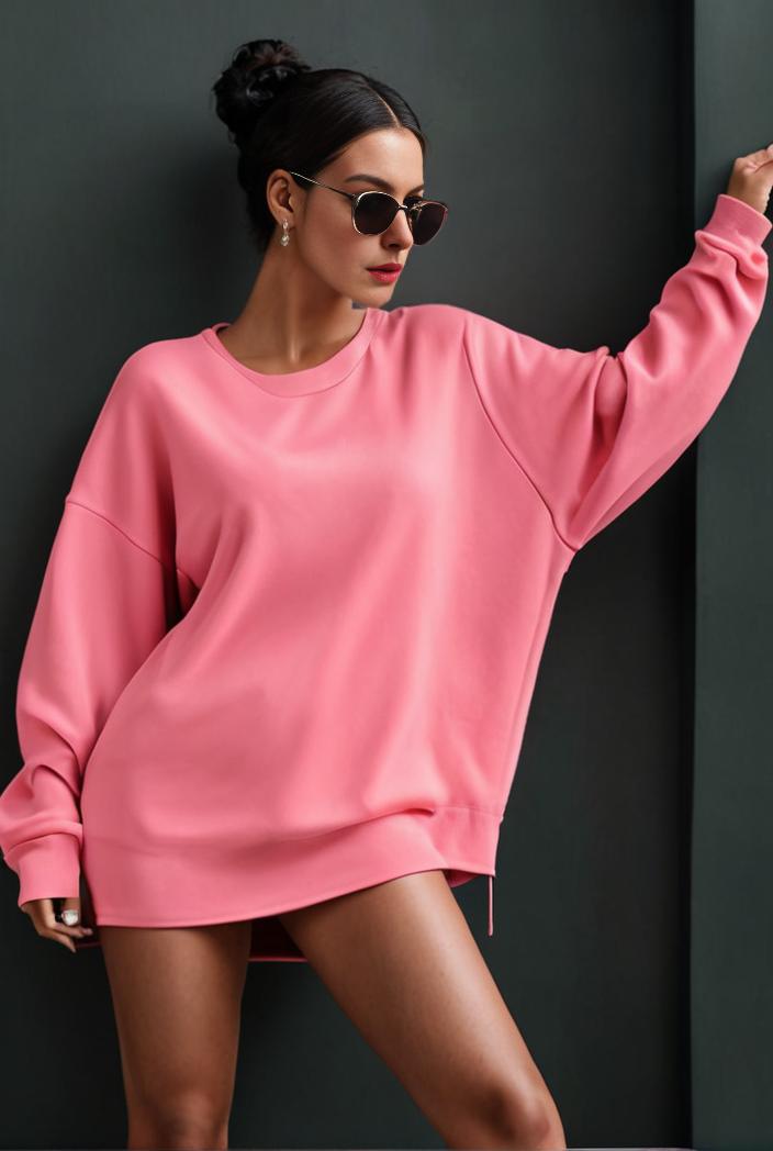 cozy letter print drop shoulder sweatshirt for women to stay stylish and warm during fall winter 135456
