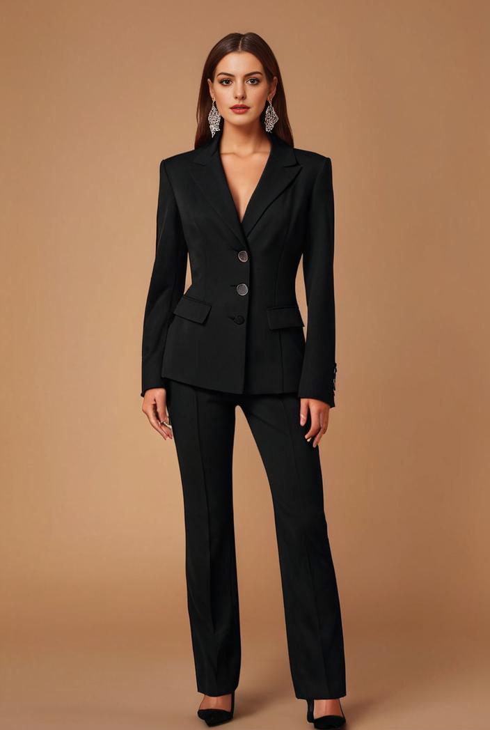 flared high waist trousers stylish bottoms perfect for spring autumn women s apparel 144043