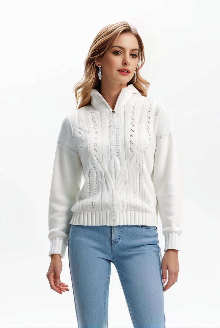 lapel denim coat with long sleeves and buttoned flap pockets stylish women s jacket 146369