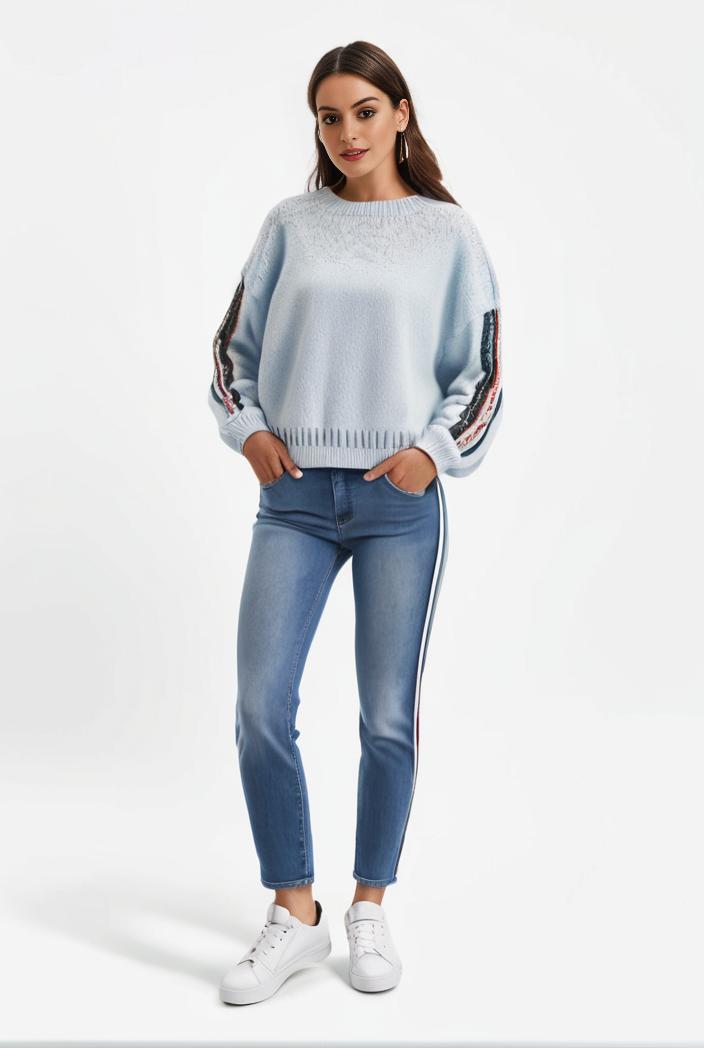 lapel denim coat with long sleeves and buttoned flap pockets stylish women s jacket 146374