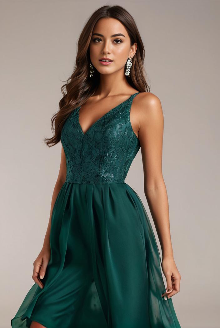 sequin bodice tulle high low evening dress with ribbon waist 115378