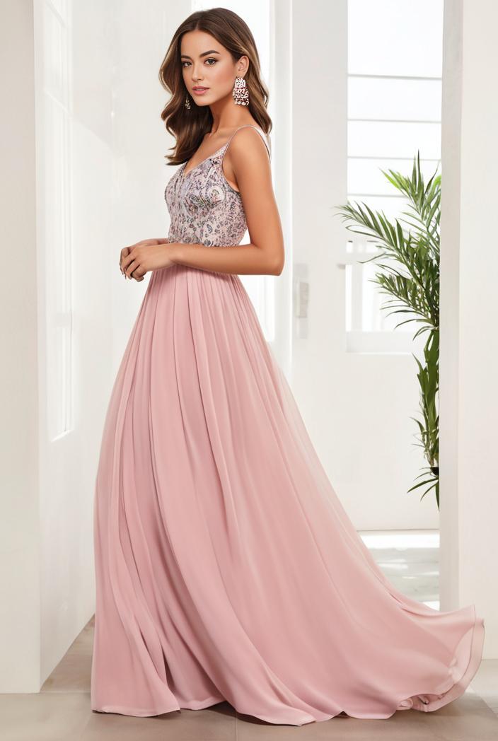 sequin bodice tulle high low evening dress with ribbon waist 115382