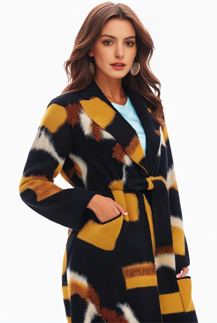 plus size halloween coat women s pus allover cat pumpkin print long sleeve open front medium stretch cardigan overcoat 100091