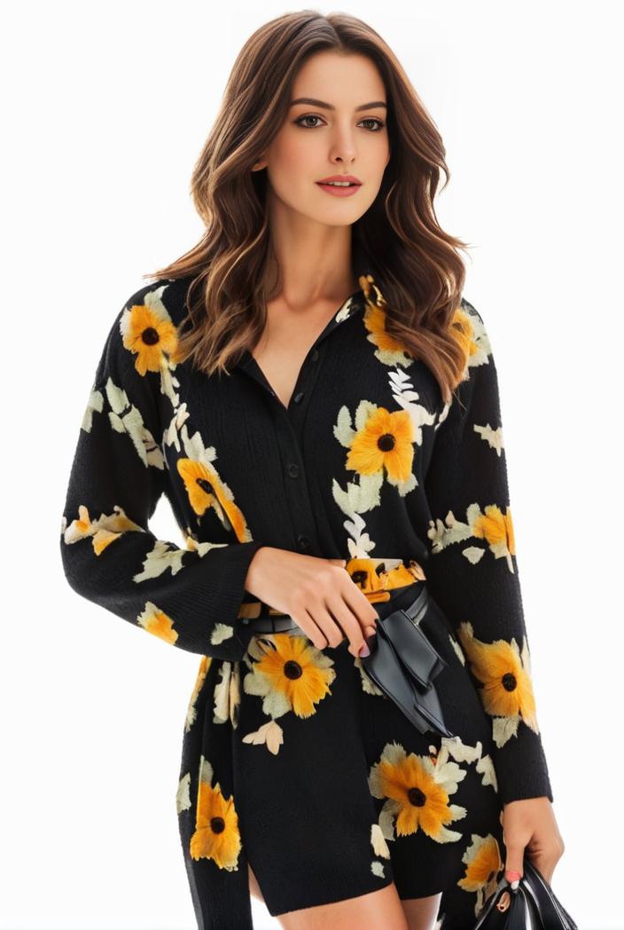 plus size halloween coat women s pus allover cat pumpkin print long sleeve open front medium stretch cardigan overcoat 100097