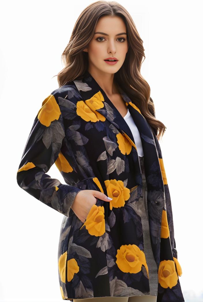 plus size halloween coat women s pus allover cat pumpkin print long sleeve open front medium stretch cardigan overcoat 100096