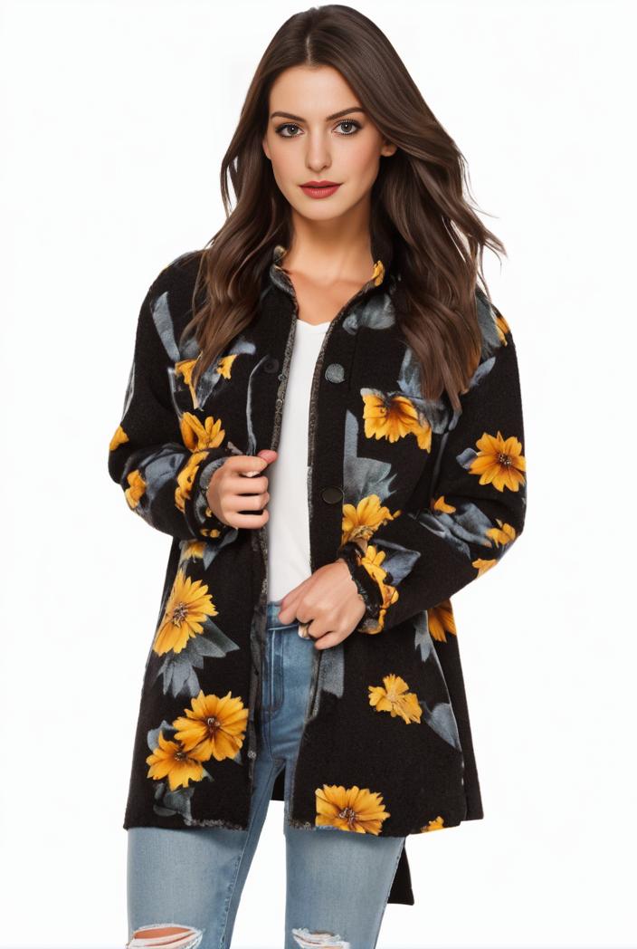 plus size halloween coat women s pus allover cat pumpkin print long sleeve open front medium stretch cardigan overcoat 100103