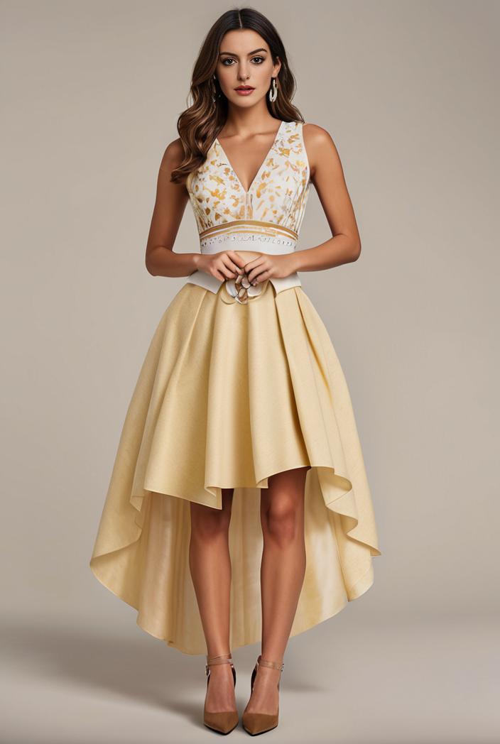 plus size sequin high low deep v neck tulle evening dresses 101156