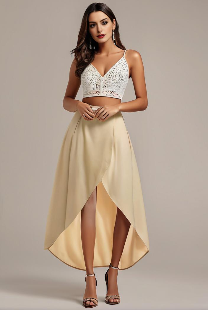 plus size sequin high low deep v neck tulle evening dresses 101157